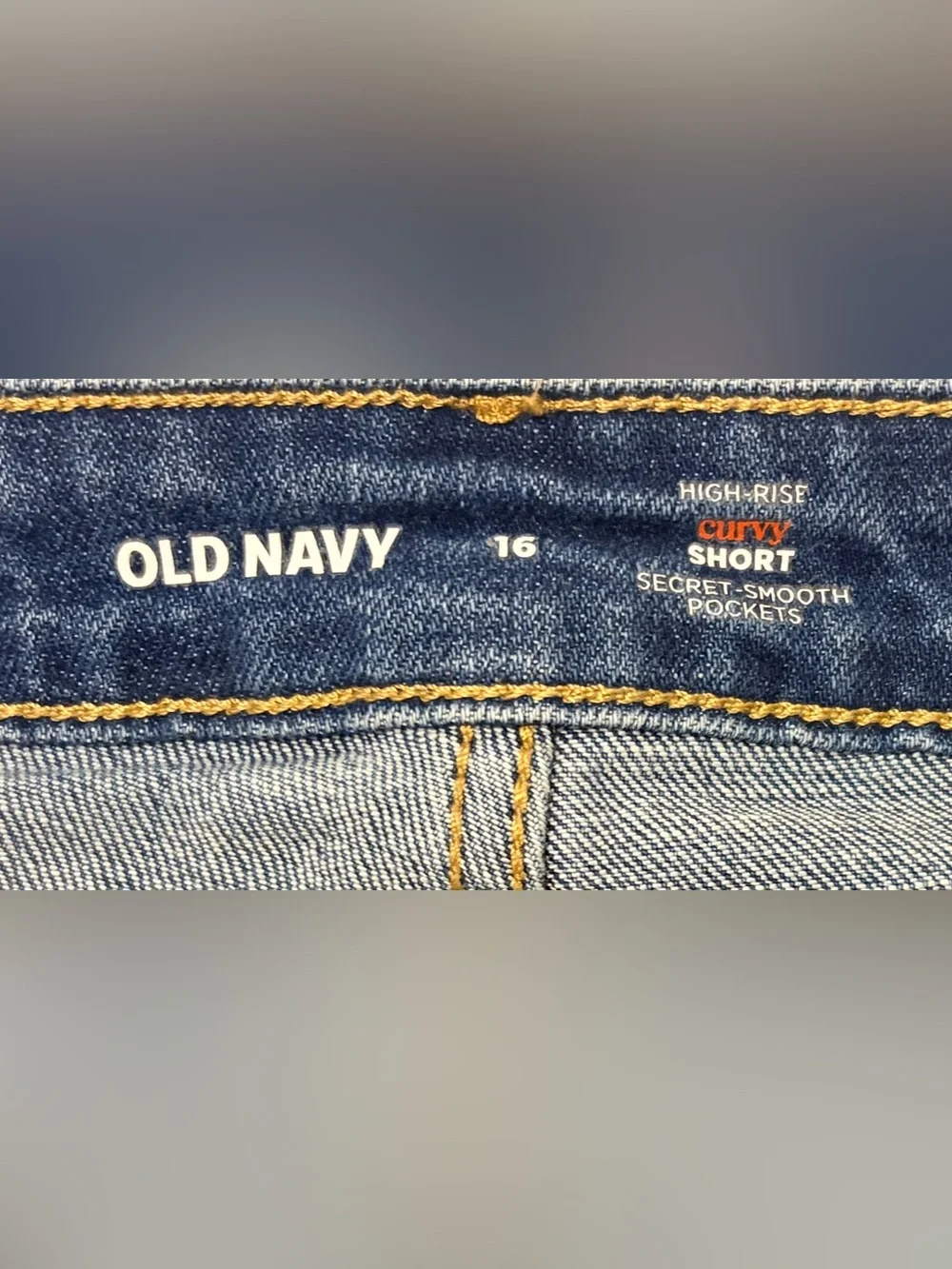 Old Navy high rise curvy women's jean shorts